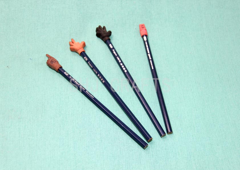 SHJ00596 Pencils with eraser toppers