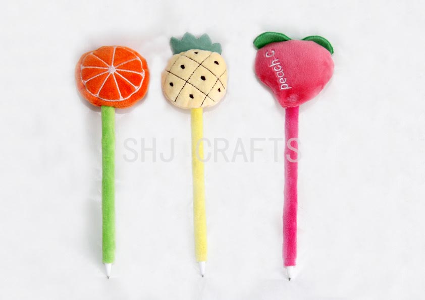 SHJ00638 Ball pens with fruit toppers