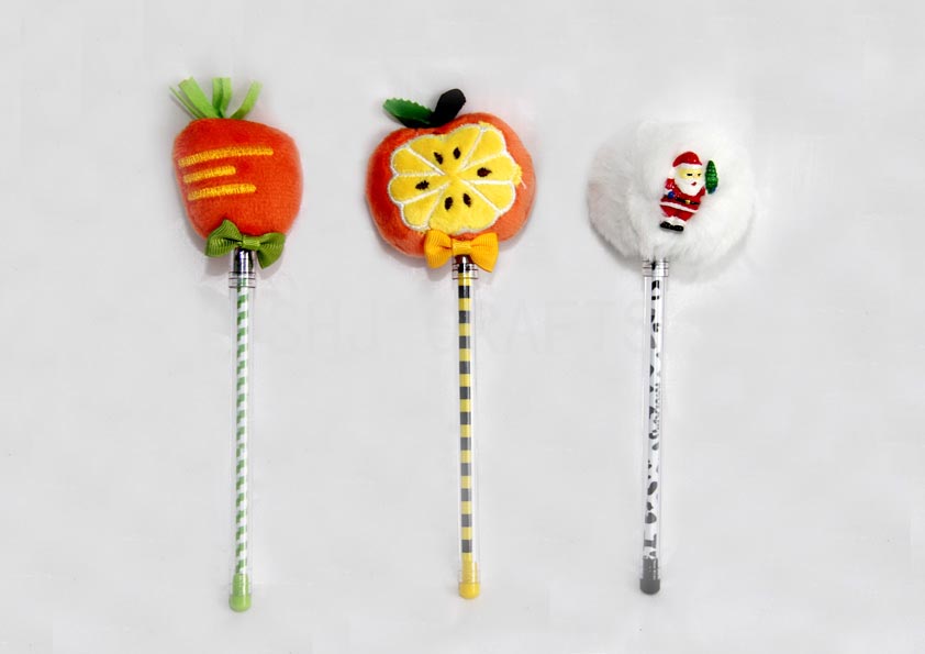 SHJ00640 Ball pens with toppers for different seasons/holidays