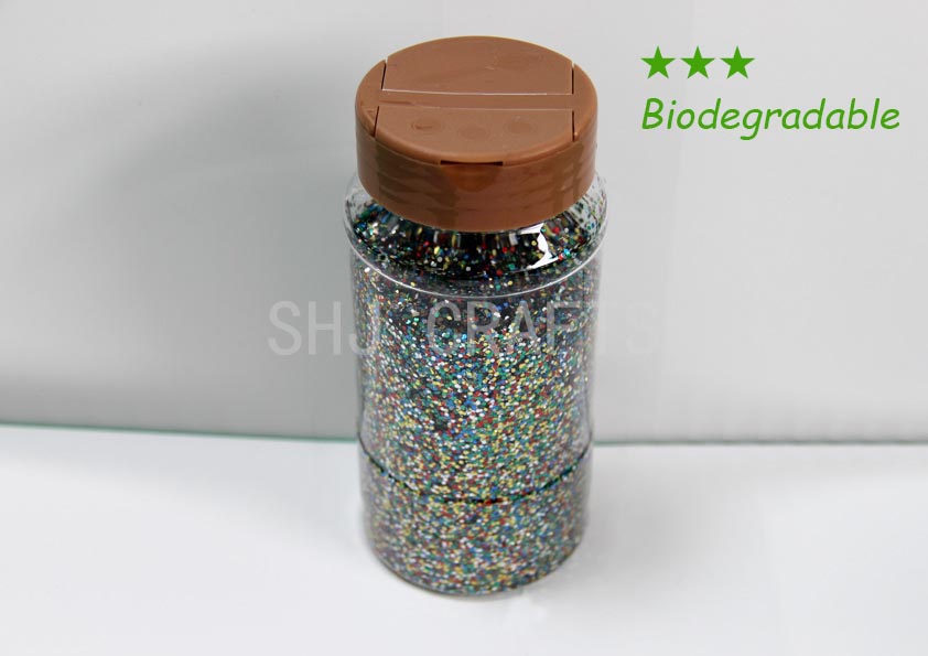 SHJ00657 Biodegradable glitter 4oz,muti-colors