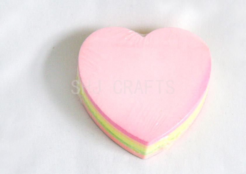 SHJ00712 Heart Shaped Sticky Notes