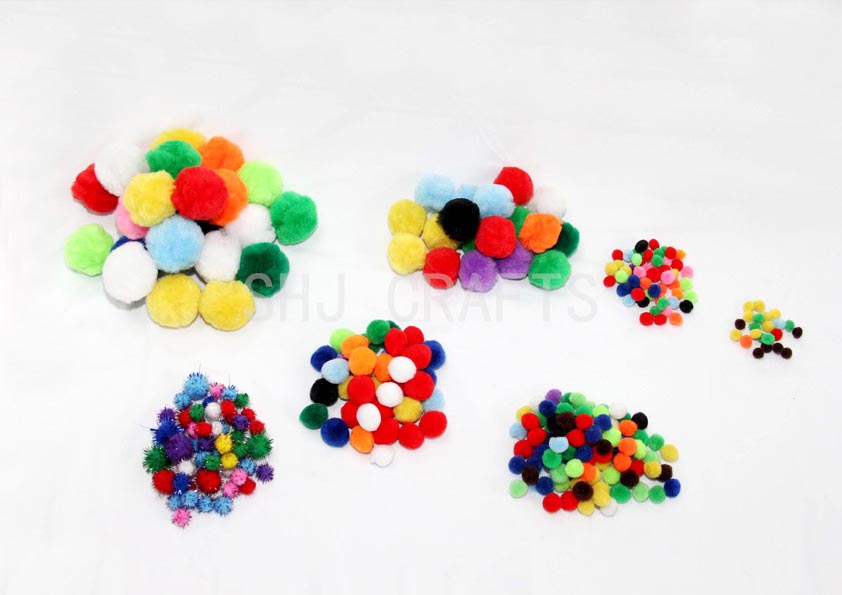 SHJ00715 Pom Poms,large pack