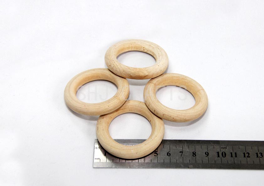 SHJ00725 Natural Wooden Rings,5.5cm