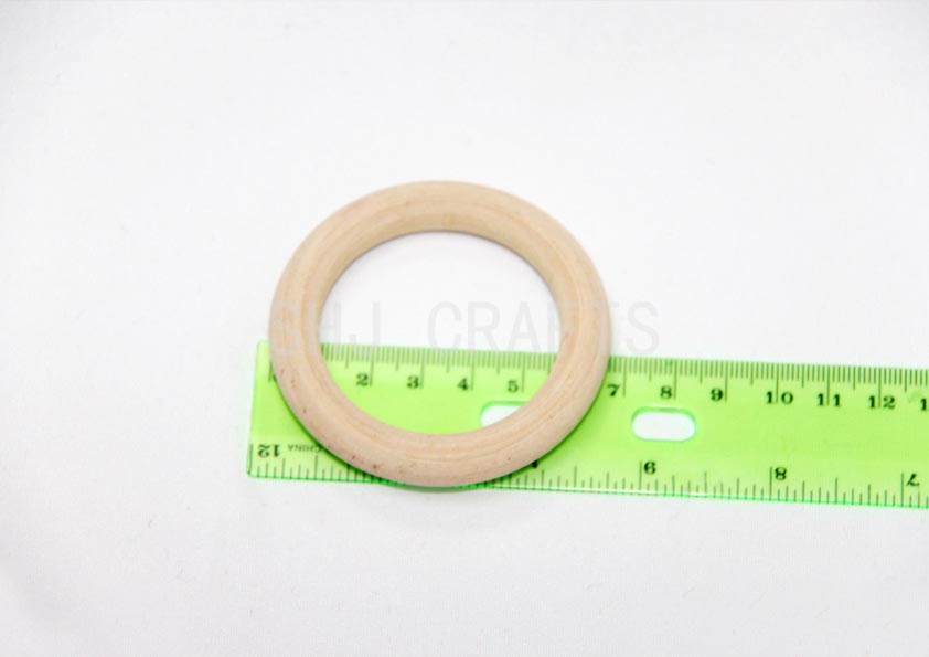 SHJ00726 Natural Wooden Rings,6.8cm