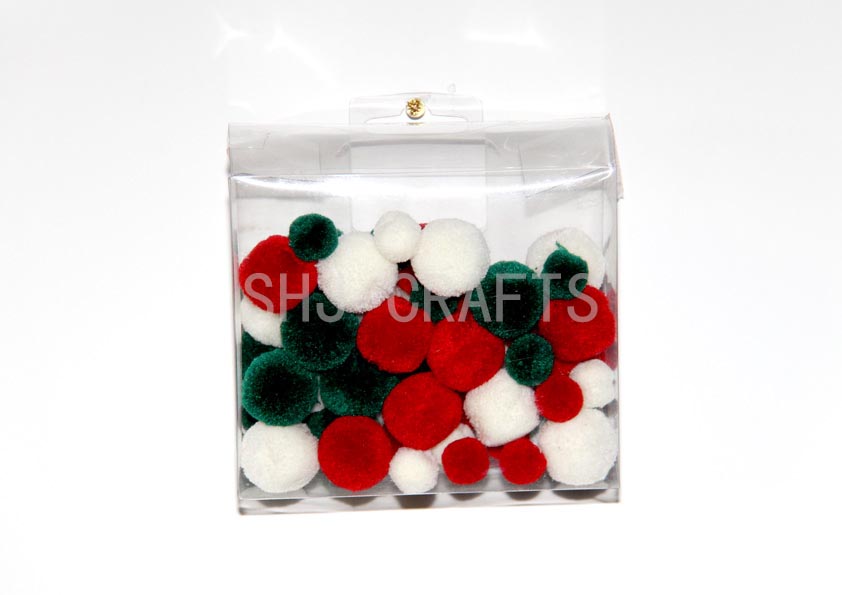 SHJ00734 Pom poms for Christmas