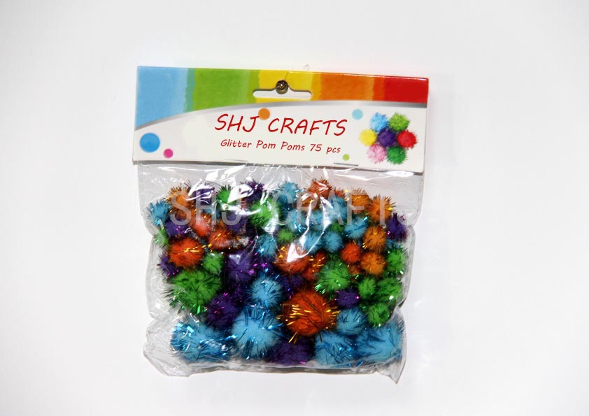 SHJ00750 Pom poms 75pcs