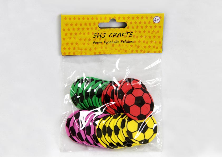 SHJ00768 Foam stickers,colored footballs