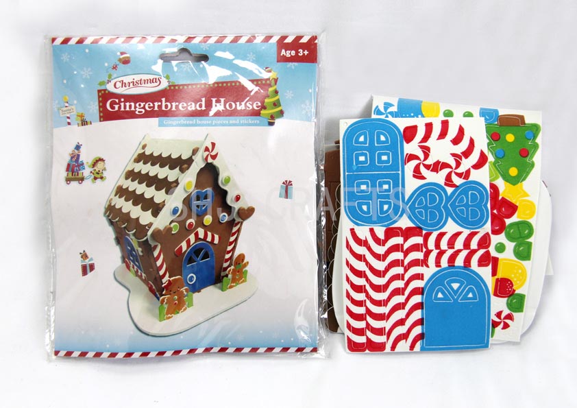 SHJ00787 DIY Christmas Gingerbread House