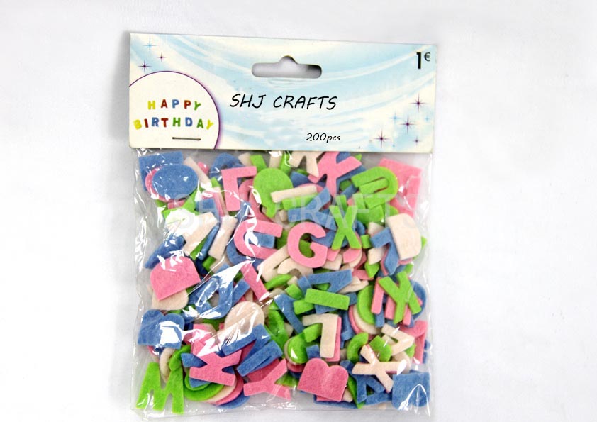 SHJ00801 foam stickers,Happy Birthday