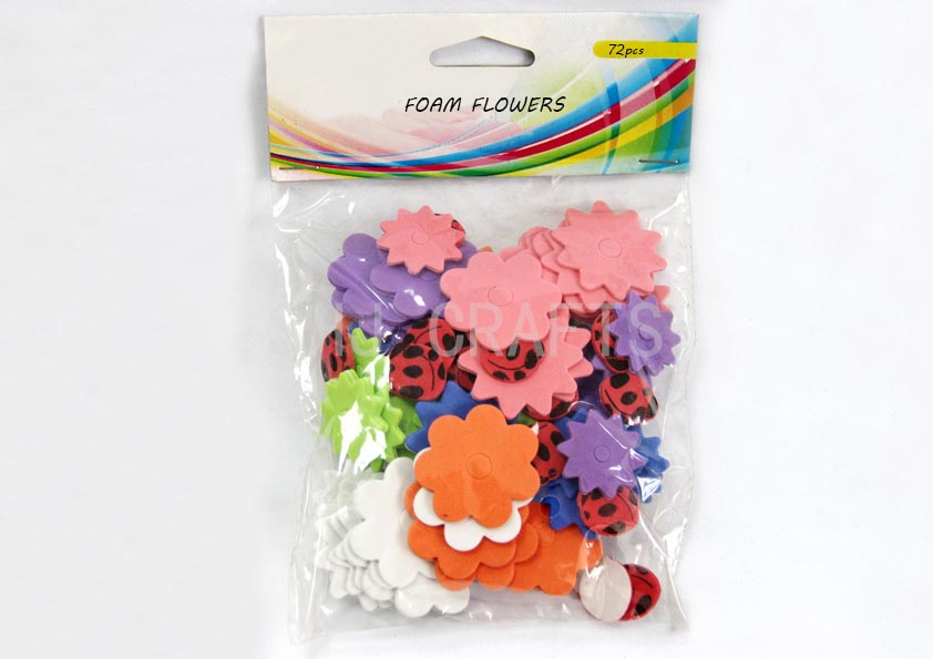 SHJ00802 adhesive foam flowers