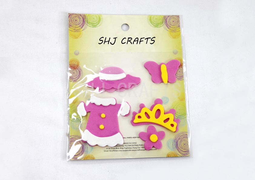 SHJ00804 foam stickers,dress kit