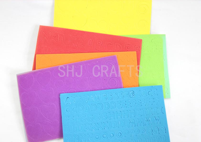 SHJ00811 Foam stickers,Shaps and alphabets