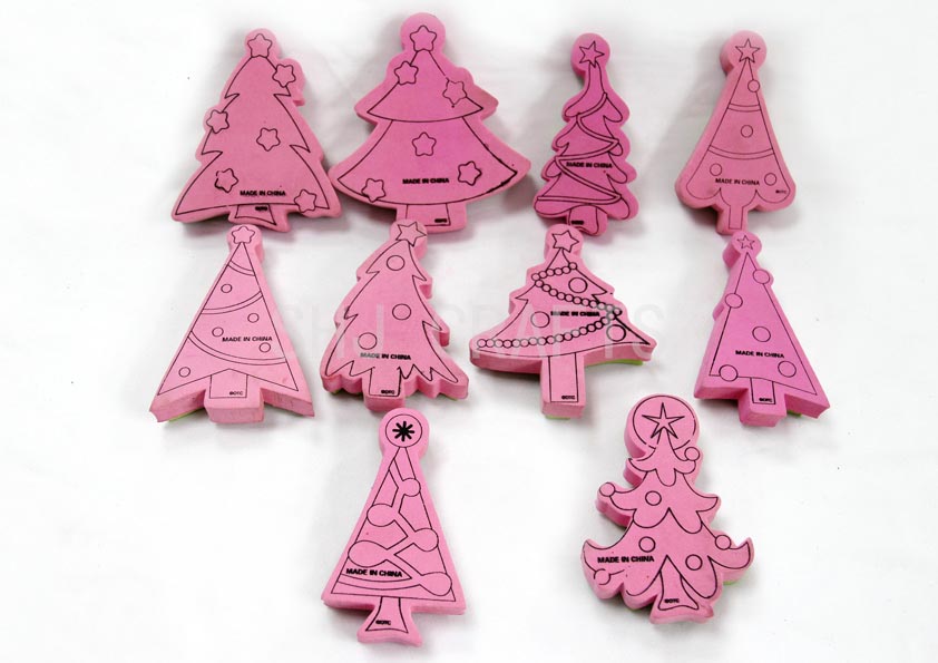 SHJ00817 Foam stamps,Christmas Tree