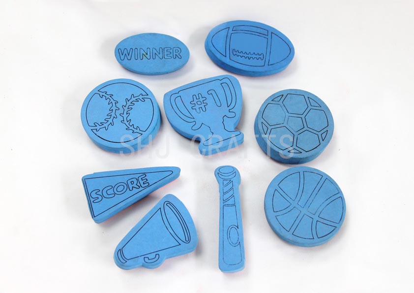 SHJ00822 sports foam stamps