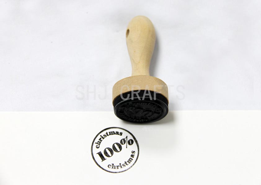 SHJ00840 Wooden Stamp,Christmas 100%