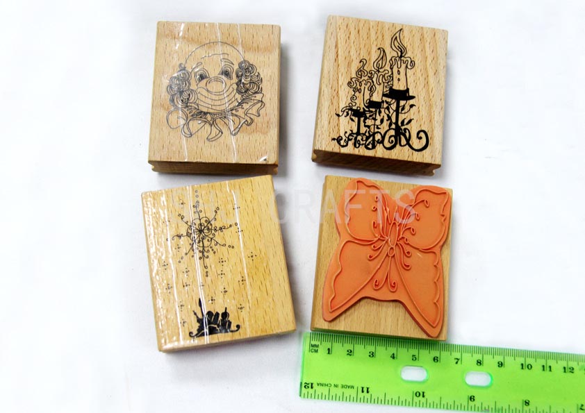 SHJ00857 Cutomized Wooden Stamps