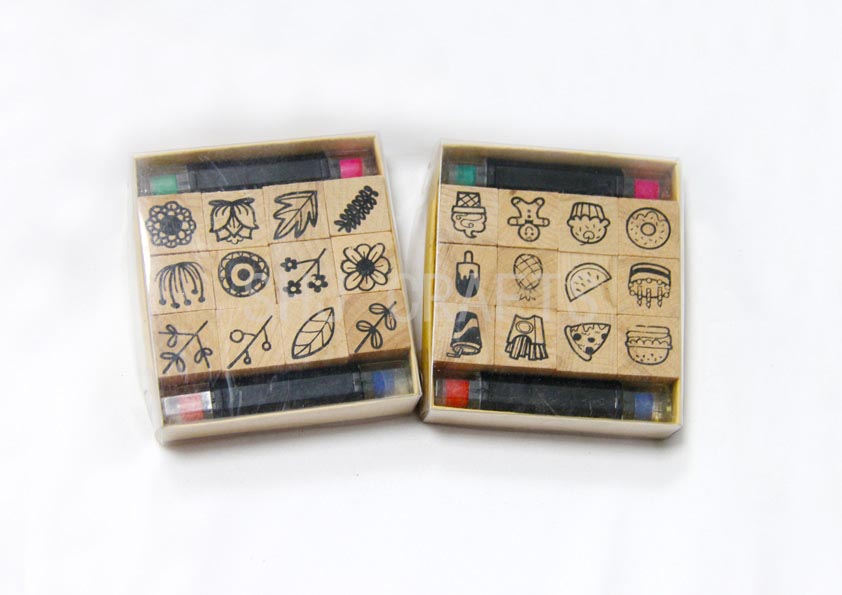 SHJ00900 Wooden stamp sets