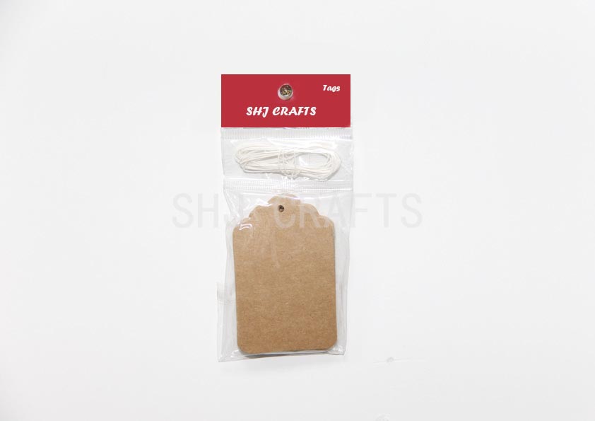 SHJ00945 Kraft paper tags set