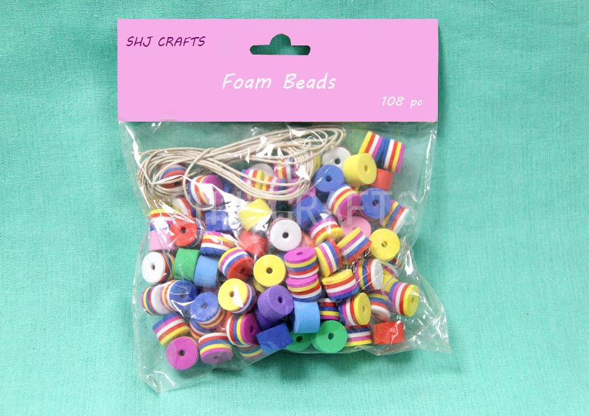 SHJ01137 Foam Beads 108 pcs