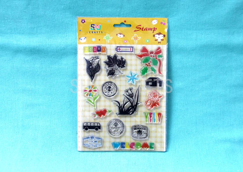 SHJ01183 Plastic stamps