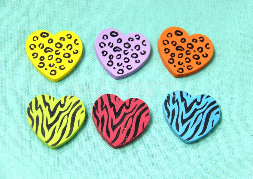 SHJ01217 Heart shaped erasers