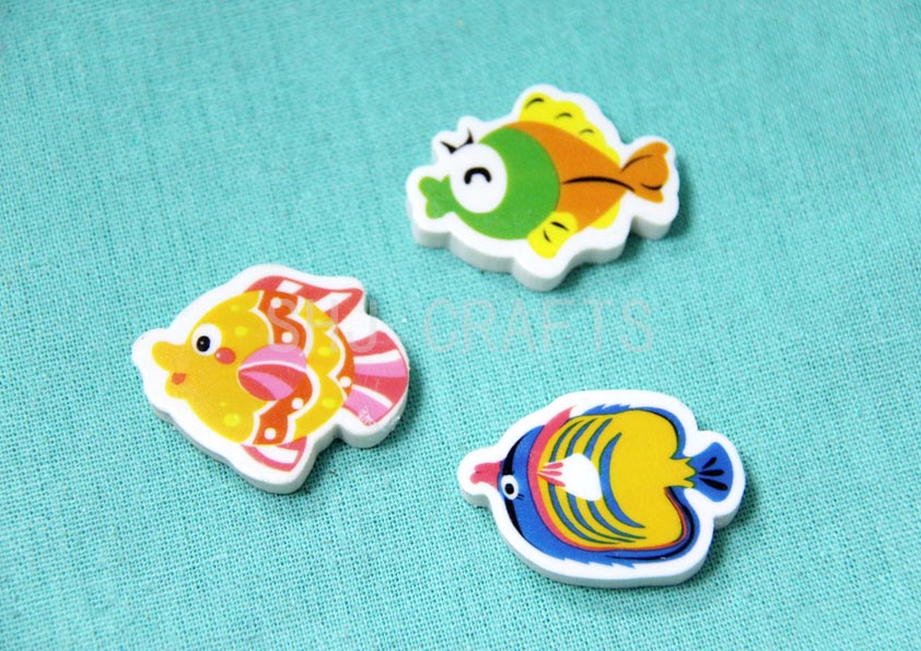 SHJ01218 Fish shaped erasers