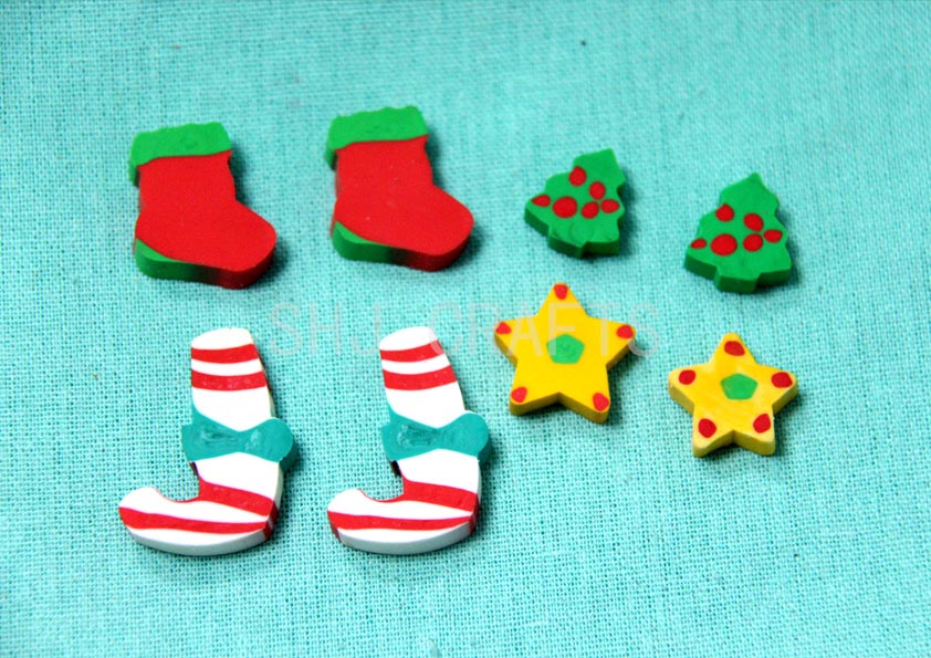 SHJ01224 Christmas erasers