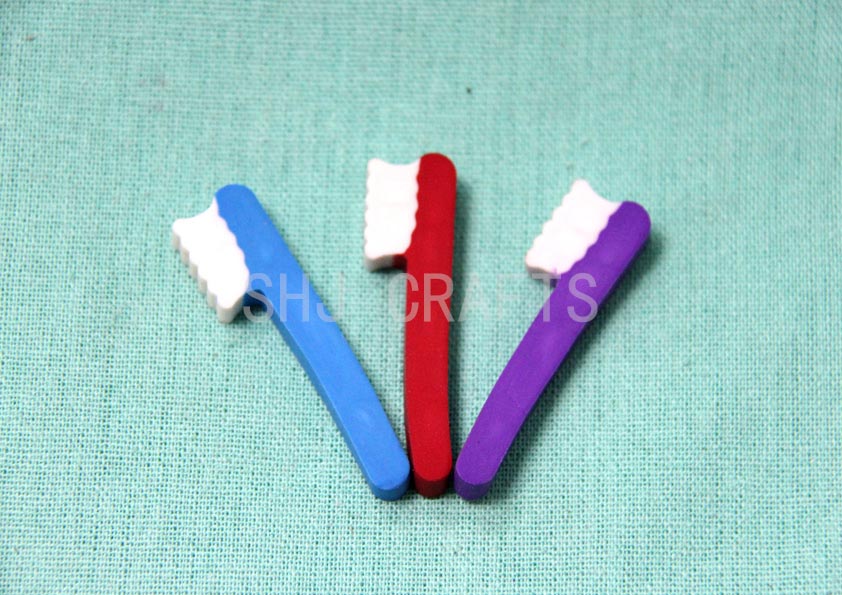 SHJ01225 Tooth brush shaped eraser