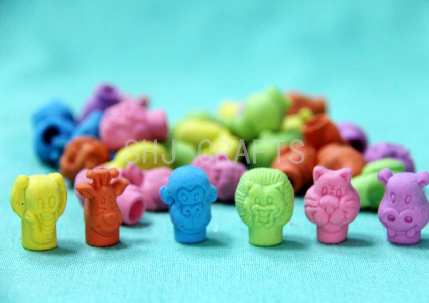 SHJ01255 Animals shaped erasers