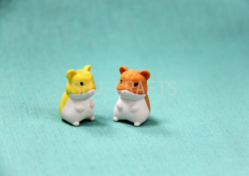 SHJ01368, Hamster shaped 3D eraser