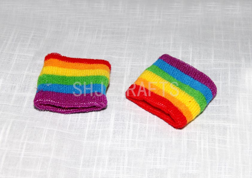 SHJ01391 Rainbow hair rings