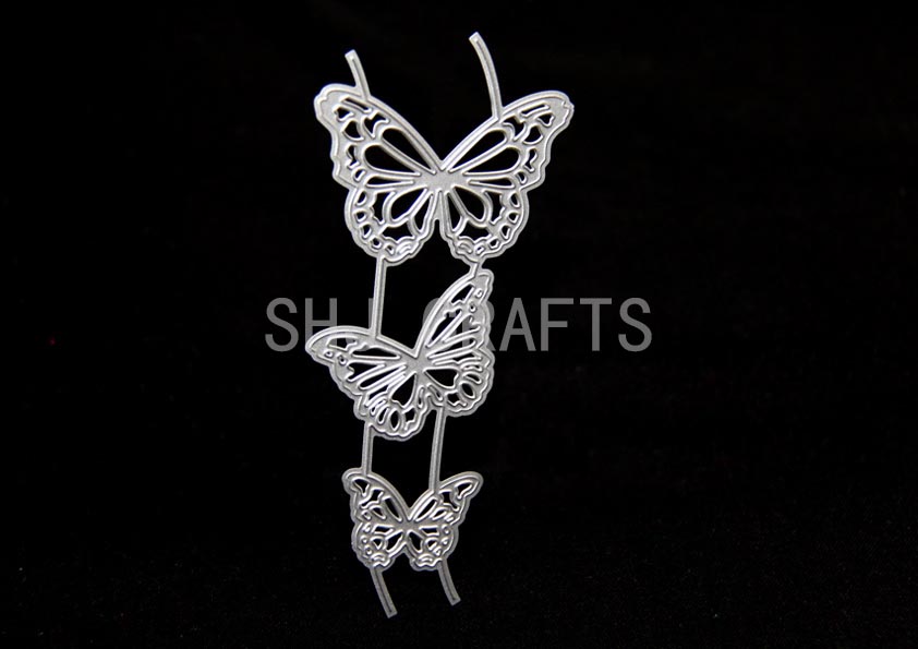 SHJ01417 Handcraft die cut mold,Butterflies