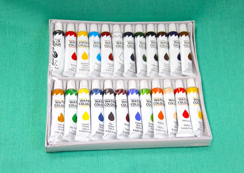 SHJ01436 Water Colours 12mlx 24 colors