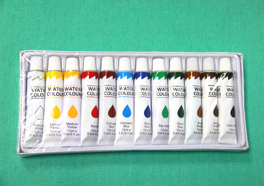 SHJ01443 Water Colours,12ml,12 colors